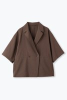 【レリル/lelill】のハイテクシアージャケット 大人の最旬トレンドファッション＆コーディネート founy(ファウニー) ファッション Fashion レディースファッション Fashion for Women アウター Coat / Outerwear Collection レディースジャケット・軽アウター Jackets シンプル Simple, Minimal ジャケット Jacket, Outerwear ドローコード Drawcord, Drawstring Cord ポケット Pocket, Pocket Detail 半袖 Short Sleeve, Half Sleeve 夏 Summer 定番 Standard, Basic Item 新作・新入荷 New Arrivals / New In |ID:prp329100004971018
