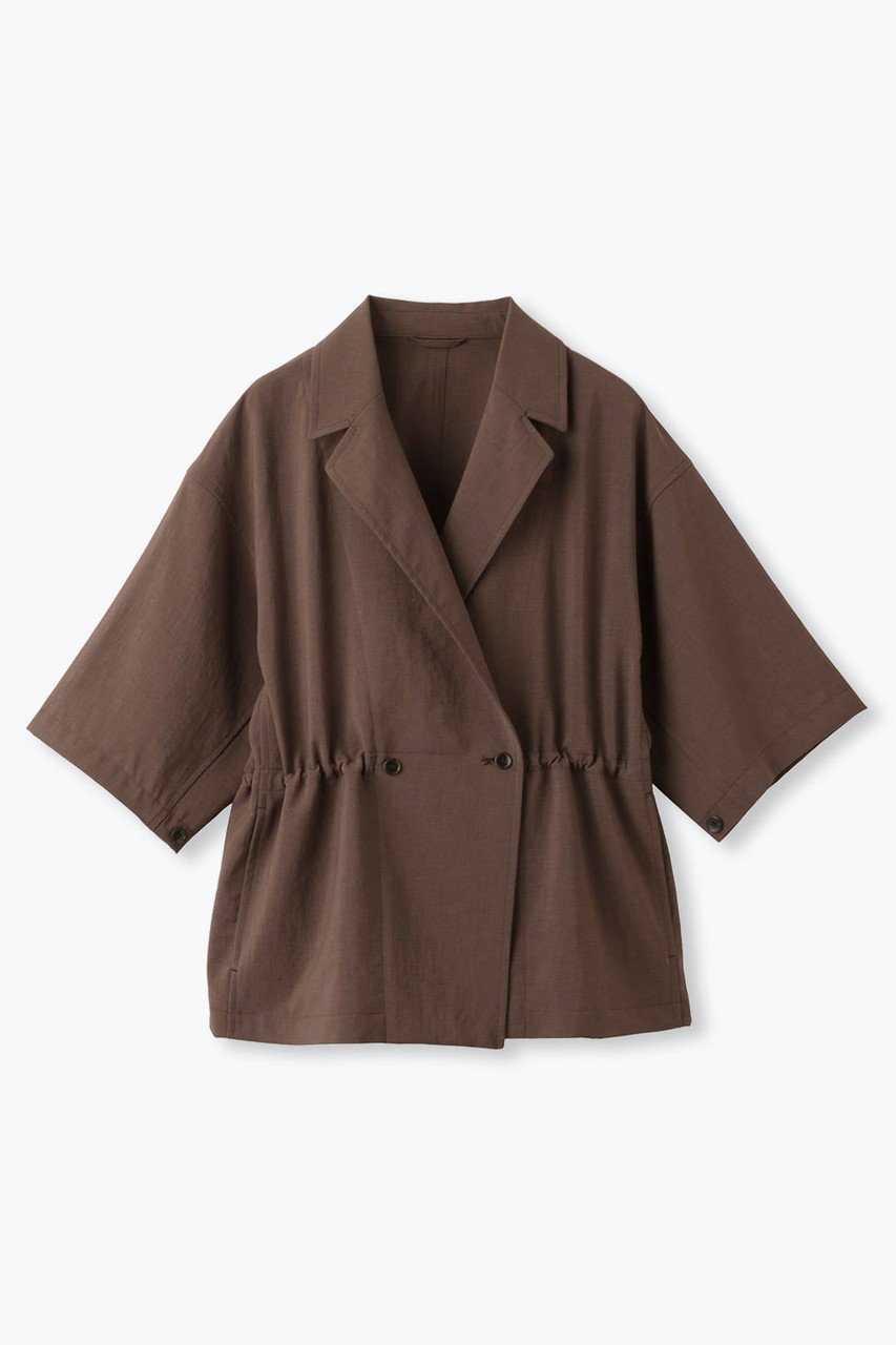 【レリル/lelill】のハイテクシアージャケット 大人の最旬トレンドファッション＆コーディネート founy(ファウニー) 　ファッション　Fashion　レディースファッション　Fashion for Women　アウター　Coat / Outerwear Collection　レディースジャケット・軽アウター　Jackets　シンプル　Simple, Minimal　ジャケット　Jacket, Outerwear　ドローコード　Drawcord, Drawstring Cord　ポケット　Pocket, Pocket Detail　半袖　Short Sleeve, Half Sleeve　夏　Summer　定番　Standard, Basic Item　新作・新入荷　New Arrivals / New In　other-3|ID: prp329100004971018 ipo3291000000037278421