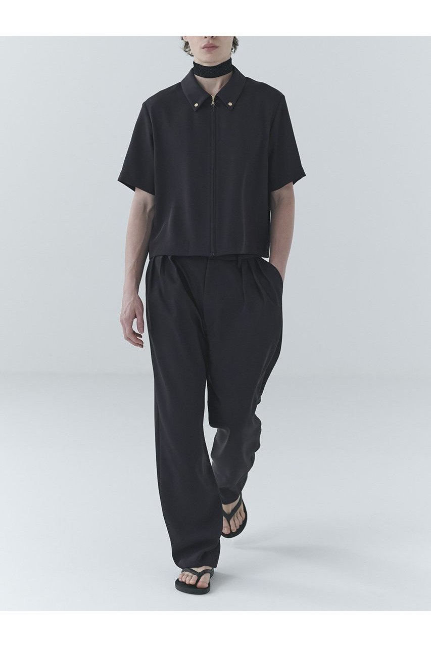 【クルニ/CULLNI】の【UNISEX】Dry Double Cloth ジップ アップ ショートスリーブ ボタン-ダウン コンパクトシャツ 大人の最旬トレンドファッション＆コーディネート founy(ファウニー) 　ファッション　Fashion　レディースファッション　Fashion for Women　トップス・カットソー　Cut & Sew Tops　シャツ・ブラウス・オフィスカジュアル　Elegant Blouses & Button-Ups　ユニセックス　Unisex, Genderless　コンパクト　Compact, Small Size　ショート　Short, Short Length　シンプル　Simple, Minimal　ジップ　Zip, Zipper　スリーブ　Sleeve, Long Sleeve / Short Sleeve　ダウン　Down, Puffer　ドレープ　Drape, Draping Fabric　フロント　Front, Front Design　エレガント 上品　Elegant　新作・新入荷　New Arrivals / New In　other-5|ID: prp329100004971020 ipo3291000000037278438