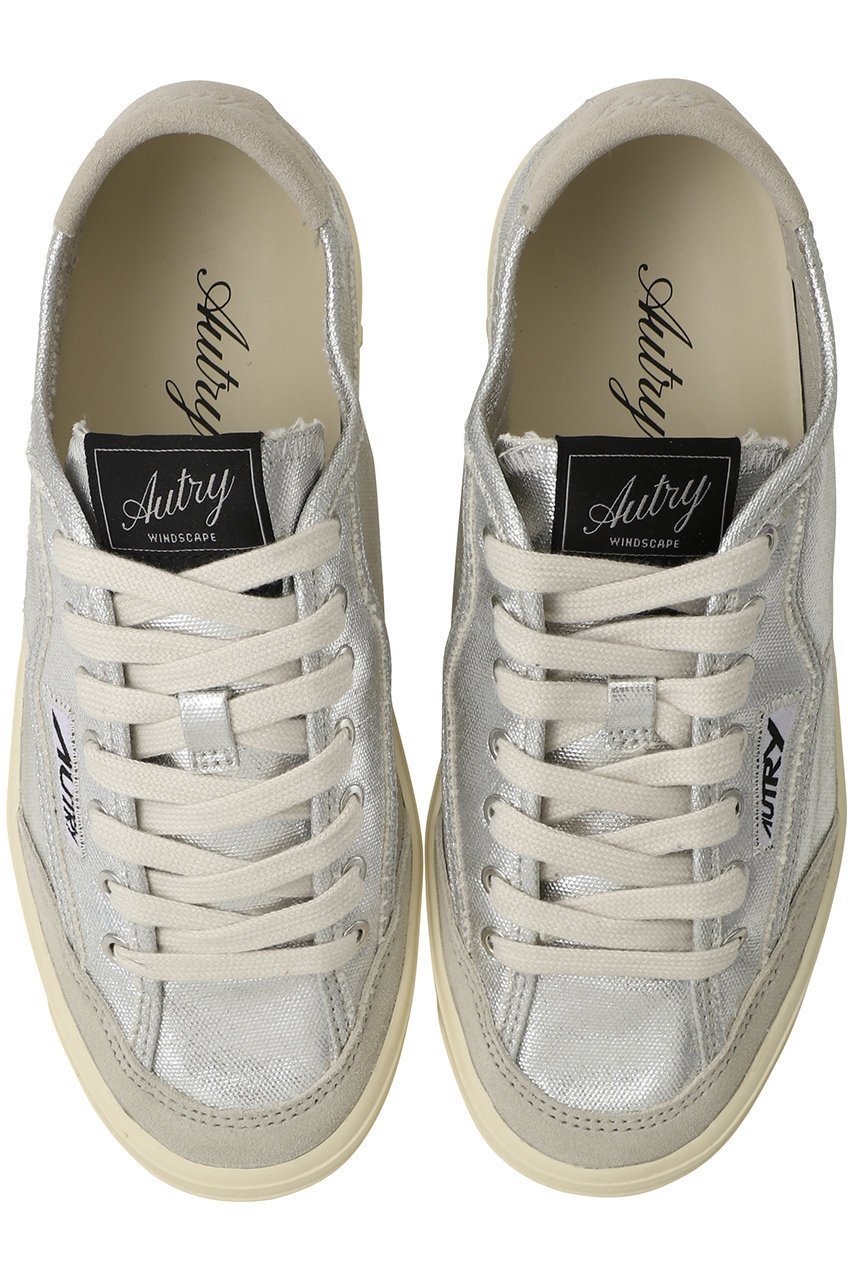 【オートリー/AUTRY】のWINDSCAPE LOW LAMINATED CANVAS スニーカー 大人の最旬トレンドファッション＆コーディネート founy(ファウニー) 　ファッション　Fashion　レディースファッション　Fashion for Women　シルバー　Silver, Metallic Silver　スタイリッシュ　Stylish, Fashionable　スニーカー　Sneakers, Trainers　メタリック　Metallic, Shiny Finish　新作・新入荷　New Arrivals / New In　other-2|ID: prp329100004971030 ipo3291000000037278495