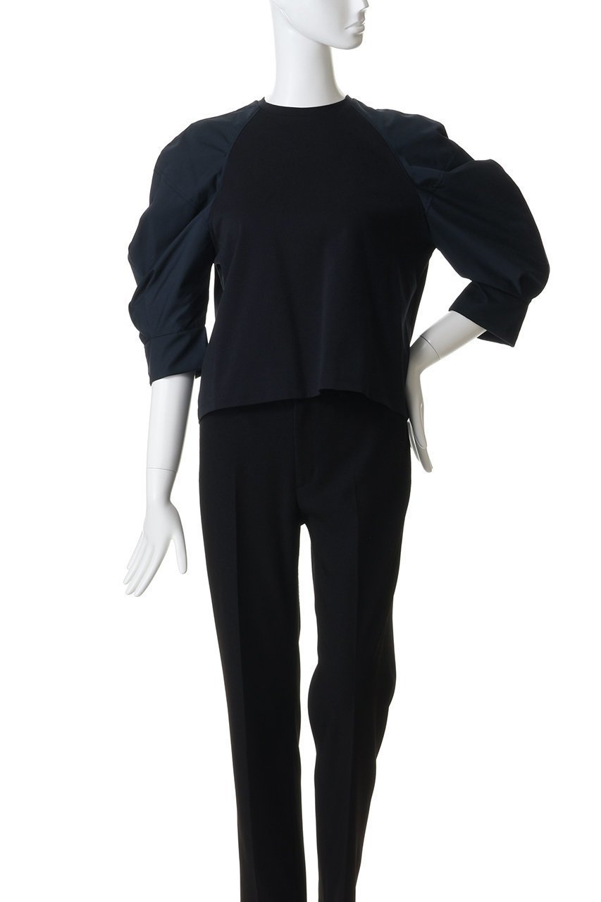 【アミカ/AMICA】のパフトップス 大人の最旬トレンドファッション＆コーディネート founy(ファウニー) 　ファッション　Fashion　レディースファッション　Fashion for Women　トップス・カットソー　Cut & Sew Tops　シャツ・ブラウス・オフィスカジュアル　Elegant Blouses & Button-Ups　ロングTシャツ・Tシャツ　Longline T-Shirts & Tees　カットソー・ベーシックTシャツ　Cut-and-Sewn Tops / Stretch Tees & Basics　カフス　Cuff Design　ショート　Short, Short Length　スリーブ　Sleeve, Long Sleeve / Short Sleeve　パターン　Pattern, Design Print　切替　Switching, Contrast Panel　夏　Summer　新作・新入荷　New Arrivals / New In　other-2|ID: prp329100004971033 ipo3291000000037278515