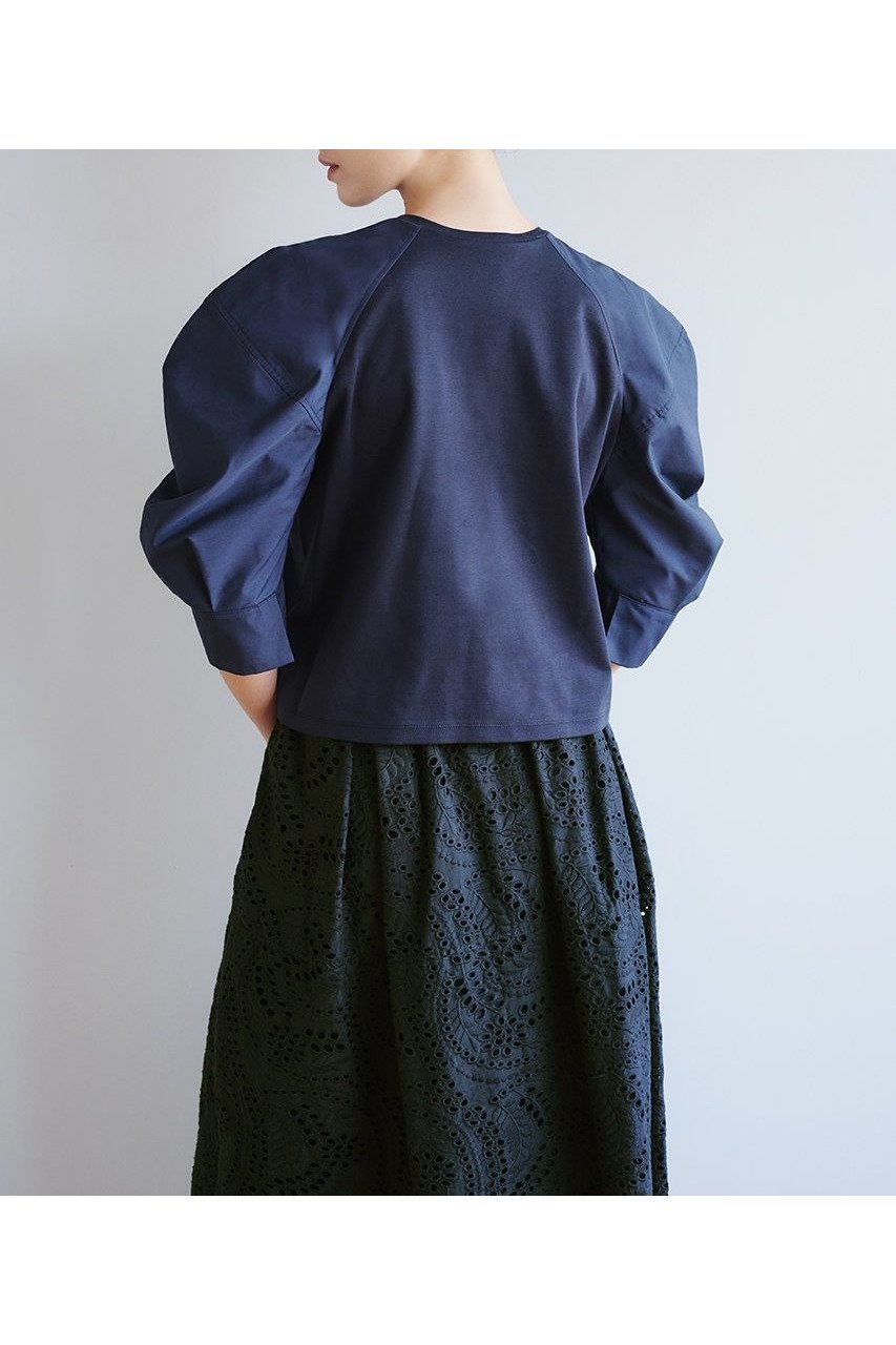 【アミカ/AMICA】のパフトップス 大人の最旬トレンドファッション＆コーディネート founy(ファウニー) 　ファッション　Fashion　レディースファッション　Fashion for Women　トップス・カットソー　Cut & Sew Tops　シャツ・ブラウス・オフィスカジュアル　Elegant Blouses & Button-Ups　ロングTシャツ・Tシャツ　Longline T-Shirts & Tees　カットソー・ベーシックTシャツ　Cut-and-Sewn Tops / Stretch Tees & Basics　カフス　Cuff Design　ショート　Short, Short Length　スリーブ　Sleeve, Long Sleeve / Short Sleeve　パターン　Pattern, Design Print　切替　Switching, Contrast Panel　夏　Summer　新作・新入荷　New Arrivals / New In　other-8|ID: prp329100004971033 ipo3291000000037278526