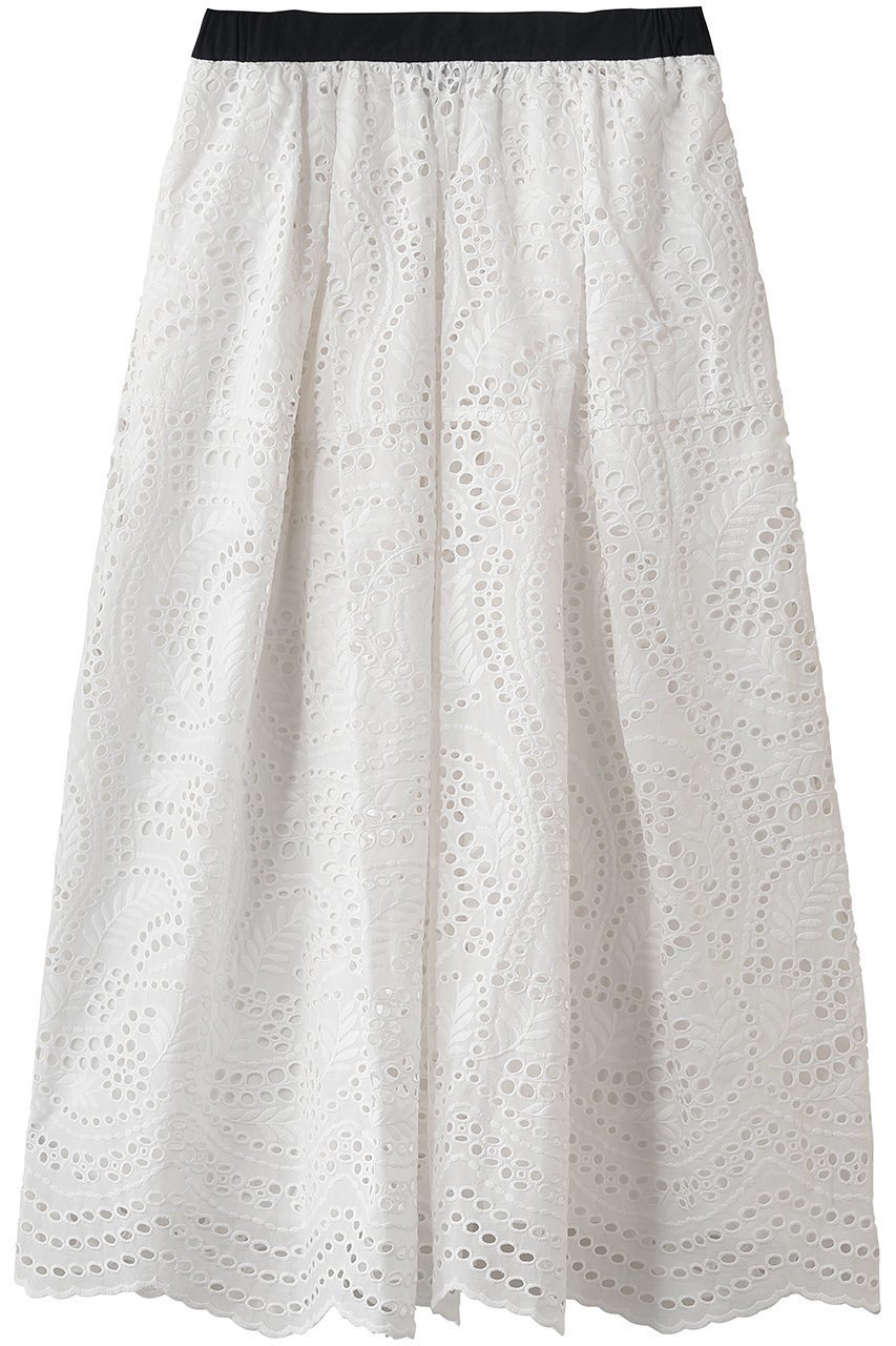 【アミカ/AMICA】のLANIKAI レーススカート インテリア・キッズ・メンズ・レディースファッション・服の通販 founy(ファウニー) 　ファッション　Fashion　レディースファッション　Fashion for Women　スカート　Skirts　スカラップ　Scallop, Scalloped Edge　パターン　Pattern, Design Print　ミックス　Mix, Mixed Style　リゾート　Resort, Vacation Style　リーフ　Leaf, Botanical Leaf　レース　Lace, Lace Fabric　夏　Summer　新作・新入荷　New Arrivals / New In　ホワイト|ID: prp329100004971035 ipo3291000000037278529