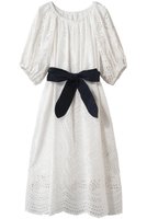 【アミカ/AMICA】のLANIKAI レースドレス 大人の最旬トレンドファッション＆コーディネート founy(ファウニー) ファッション Fashion レディースファッション Fashion for Women ワンピース Dresses フォーマル・パーティードレス・結婚式用ドレス Elegant & Casual Dresses チュニック Tunic Tops & Dresses スカラップ Scallop, Scalloped Edge チュニック Tunic, Long Top デコルテ Décolleté, Neckline ドレス Dress, One-Piece ミックス Mix, Mixed Style リゾート Resort, Vacation Style リボン Ribbon, Bow リーフ Leaf, Botanical Leaf レース Lace, Lace Fabric ロング Long, Long-Length 夏 Summer 新作・新入荷 New Arrivals / New In |ID:prp329100004971038