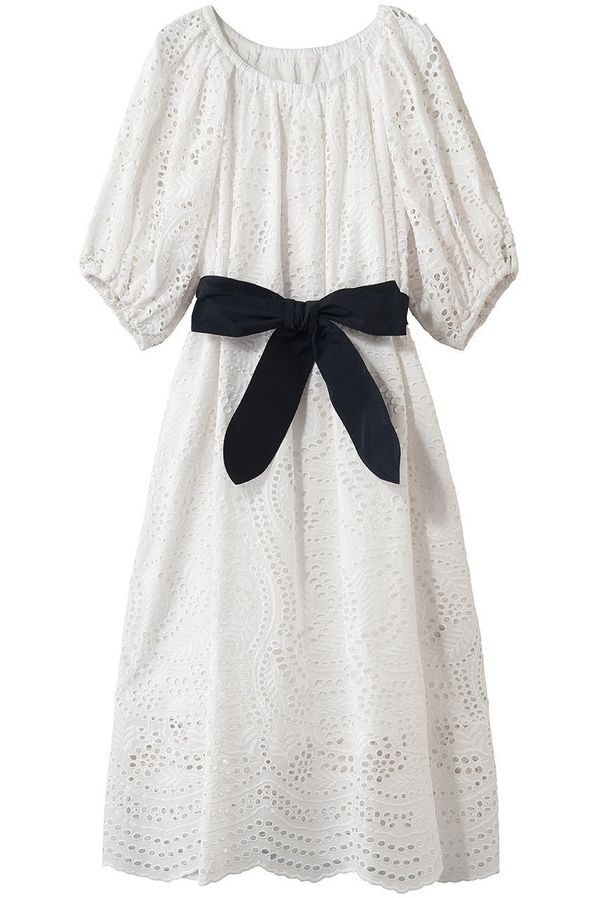 【アミカ/AMICA】のLANIKAI レースドレス 大人の最旬トレンドファッション＆コーディネート founy(ファウニー) 　ファッション　Fashion　レディースファッション　Fashion for Women　ワンピース　Dresses　フォーマル・パーティードレス・結婚式用ドレス　Elegant & Casual Dresses　チュニック　Tunic Tops & Dresses　スカラップ　Scallop, Scalloped Edge　チュニック　Tunic, Long Top　デコルテ　Décolleté, Neckline　ドレス　Dress, One-Piece　ミックス　Mix, Mixed Style　リゾート　Resort, Vacation Style　リボン　Ribbon, Bow　リーフ　Leaf, Botanical Leaf　レース　Lace, Lace Fabric　ロング　Long, Long-Length　夏　Summer　新作・新入荷　New Arrivals / New In　 other-1|ID: prp329100004971038 ipo3291000000037278543