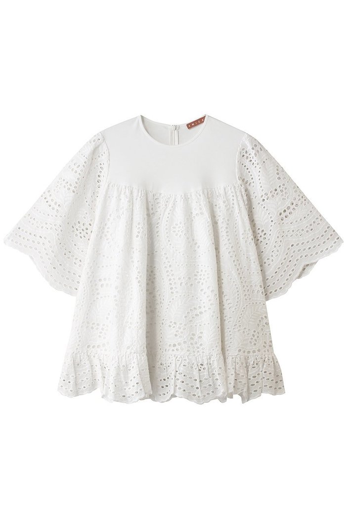 【アミカ/AMICA】のLANIKAI レーストップ インテリア・キッズ・メンズ・レディースファッション・服の通販 founy(ファウニー) https://founy.com/ ファッション Fashion レディースファッション Fashion for Women トップス・カットソー Cut & Sew Tops シャツ・ブラウス・オフィスカジュアル Elegant Blouses & Button-Ups ショート Short, Short Length スカラップ Scallop, Scalloped Edge スリーブ Sleeve, Long Sleeve / Short Sleeve フェミニン Feminine, Girly ミックス Mix, Mixed Style リゾート Resort, Vacation Style リーフ Leaf, Botanical Leaf レース Lace, Lace Fabric 夏 Summer 新作・新入荷 New Arrivals / New In 春 Spring S/S・春夏 SS, Spring/Summer, Warm Season |ID: prp329100004971040 ipo3291000000037278558