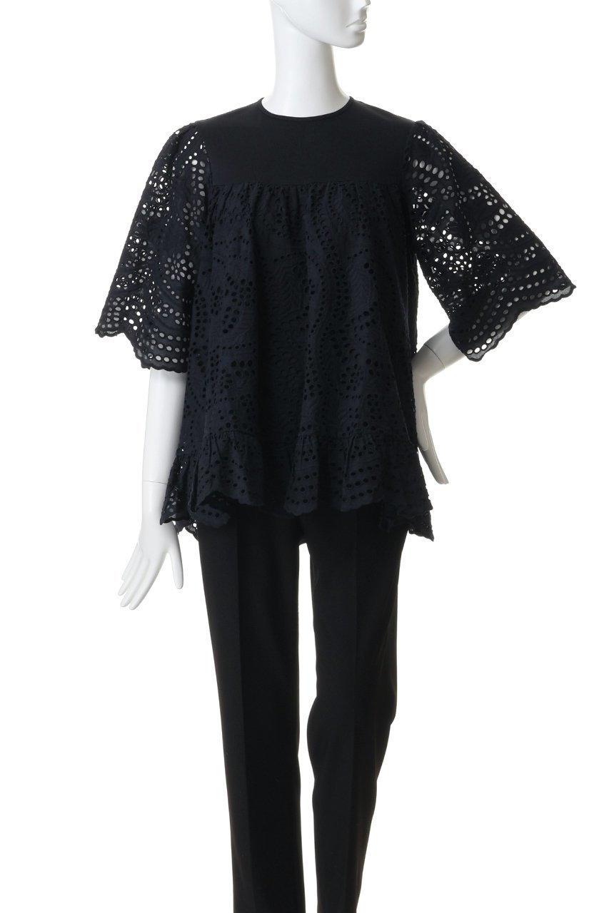 【アミカ/AMICA】のLANIKAI レーストップ 大人の最旬トレンドファッション＆コーディネート founy(ファウニー) 　ファッション　Fashion　レディースファッション　Fashion for Women　トップス・カットソー　Cut & Sew Tops　シャツ・ブラウス・オフィスカジュアル　Elegant Blouses & Button-Ups　ショート　Short, Short Length　スカラップ　Scallop, Scalloped Edge　スリーブ　Sleeve, Long Sleeve / Short Sleeve　フェミニン　Feminine, Girly　ミックス　Mix, Mixed Style　リゾート　Resort, Vacation Style　リーフ　Leaf, Botanical Leaf　レース　Lace, Lace Fabric　夏　Summer　新作・新入荷　New Arrivals / New In　春　Spring　S/S・春夏　SS, Spring/Summer, Warm Season　other-2|ID: prp329100004971040 ipo3291000000037278562