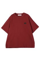【クルニ/CULLNI】の【UNISEX】CULLNI エンブロイダリー パッチショートスリーブ プルオーバー ワイン|ID: prp329100004971042 ipo3291000000037351118