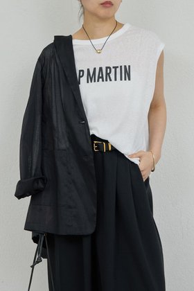 【ガリャルダガランテ/GALLARDAGALANTE】のフレンチシアーロゴTee 大人の最旬トレンドファッション＆コーディネート founy(ファウニー) ファッション Fashion レディースファッション Fashion for Women トップス・カットソー Cut & Sew Tops シャツ・ブラウス・オフィスカジュアル Elegant Blouses & Button-Ups ロングTシャツ・Tシャツ Longline T-Shirts & Tees カットソー・ベーシックTシャツ Cut-and-Sewn Tops / Stretch Tees & Basics ショート Short, Short Length スリーブ Sleeve, Long Sleeve / Short Sleeve ノースリーブ Sleeveless, No-Sleeve バランス Balance, Style Balance 新作・新入荷 New Arrivals / New In |ID:prp329100004971103