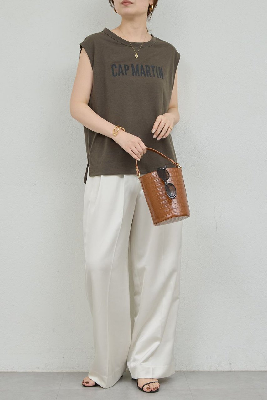 【ガリャルダガランテ/GALLARDAGALANTE】のフレンチシアーロゴTee 大人の最旬トレンドファッション＆コーディネート founy(ファウニー) 　ファッション　Fashion　レディースファッション　Fashion for Women　トップス・カットソー　Cut & Sew Tops　シャツ・ブラウス・オフィスカジュアル　Elegant Blouses & Button-Ups　ロングTシャツ・Tシャツ　Longline T-Shirts & Tees　カットソー・ベーシックTシャツ　Cut-and-Sewn Tops / Stretch Tees & Basics　ショート　Short, Short Length　スリーブ　Sleeve, Long Sleeve / Short Sleeve　ノースリーブ　Sleeveless, No-Sleeve　バランス　Balance, Style Balance　other-2|ID: prp329100004971103 ipo3291000000037279065