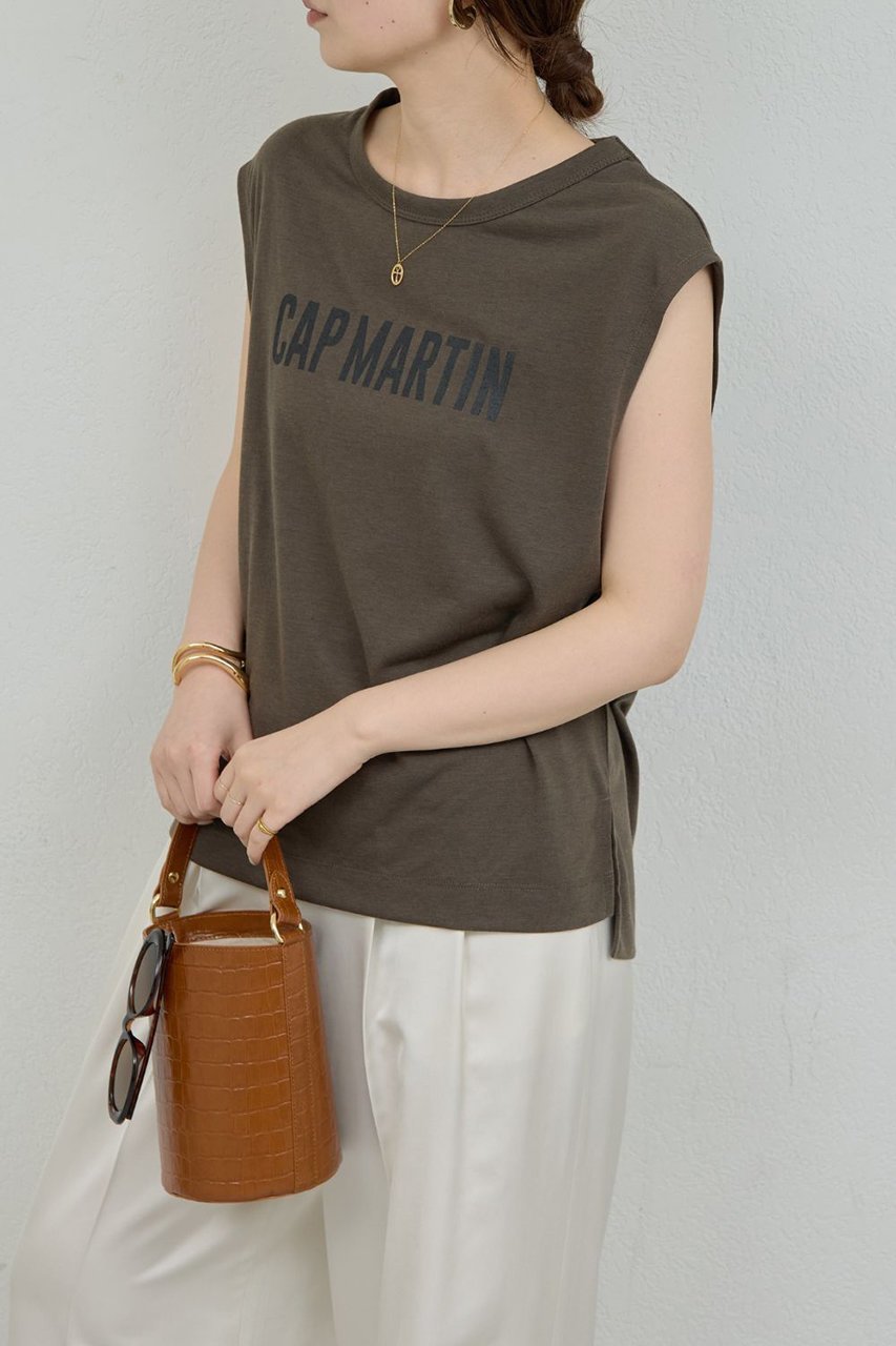 【ガリャルダガランテ/GALLARDAGALANTE】のフレンチシアーロゴTee 大人の最旬トレンドファッション＆コーディネート founy(ファウニー) 　ファッション　Fashion　レディースファッション　Fashion for Women　トップス・カットソー　Cut & Sew Tops　シャツ・ブラウス・オフィスカジュアル　Elegant Blouses & Button-Ups　ロングTシャツ・Tシャツ　Longline T-Shirts & Tees　カットソー・ベーシックTシャツ　Cut-and-Sewn Tops / Stretch Tees & Basics　ショート　Short, Short Length　スリーブ　Sleeve, Long Sleeve / Short Sleeve　ノースリーブ　Sleeveless, No-Sleeve　バランス　Balance, Style Balance　other-5|ID: prp329100004971103 ipo3291000000037279072