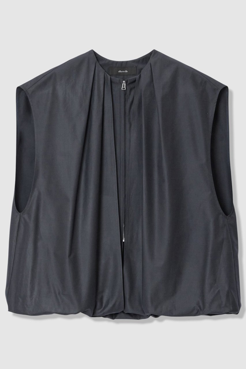 【アルアバイル/allureville】のレイヤードブルゾン インテリア・キッズ・メンズ・レディースファッション・服の通販 founy(ファウニー) 　ファッション　Fashion　レディースファッション　Fashion for Women　アウター　Coat / Outerwear Collection　レディースジャケット・軽アウター　Jackets　ブルゾンジャケット・スポーティアウター　Blouson Jackets　ジャケット　Jacket, Outerwear　スピンドル　Spindle, Drawcord　タフタ　Taffeta, Structured Fabric　バルーン　Balloon, Balloon Silhouette　ブルゾン　Blouson, Bomber Jacket　エレガント 上品　Elegant　新作・新入荷　New Arrivals / New In　ネイビー|ID: prp329100004971113 ipo3291000000037279139
