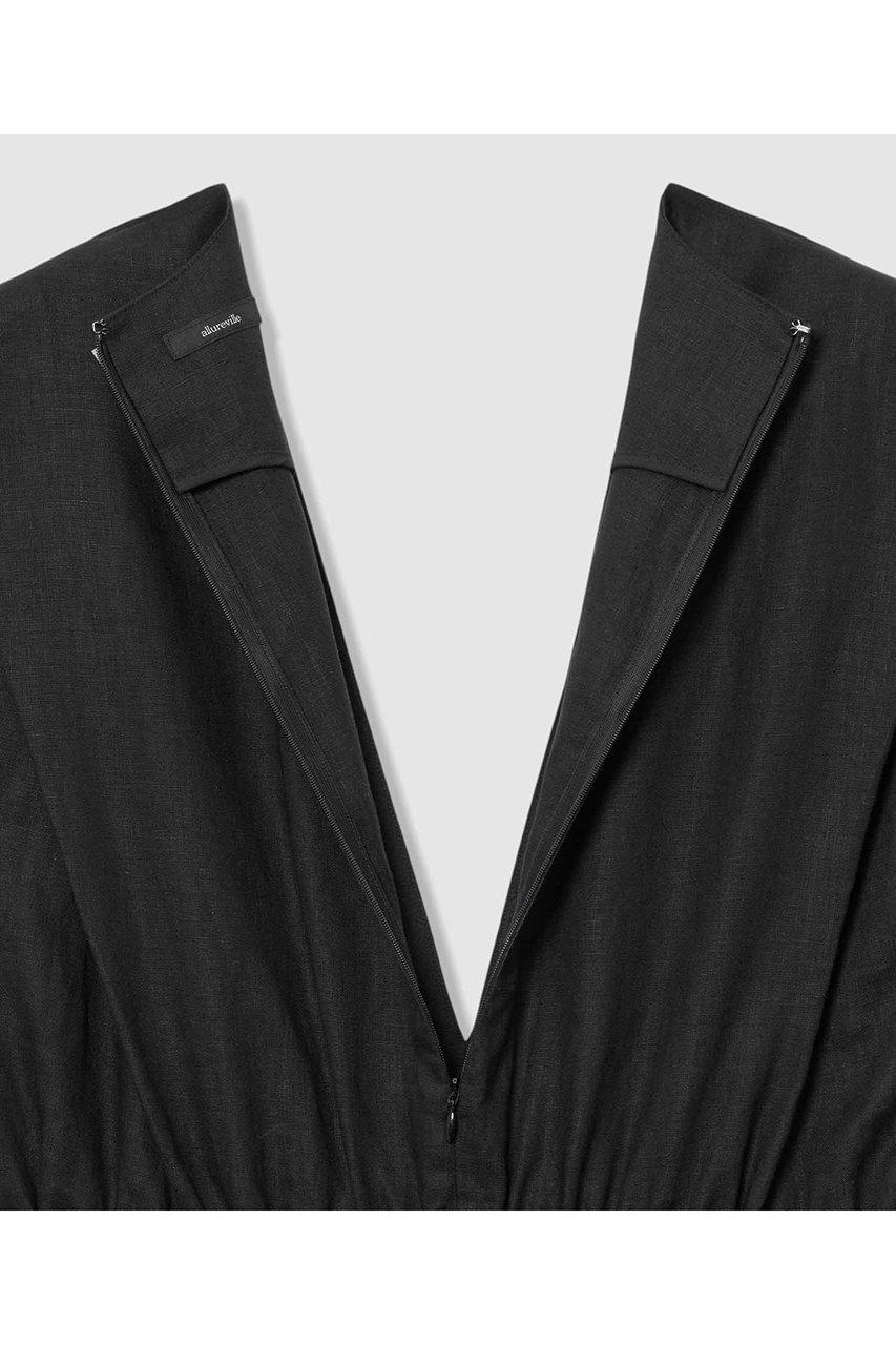【アルアバイル/allureville】のリネンVカラーコンビネゾン 大人の最旬トレンドファッション＆コーディネート founy(ファウニー) 　ファッション　Fashion　レディースファッション　Fashion for Women　パンツ　Pants & Trousers　リネン　Linen, Linen Fabric　吸水　Absorbent, Quick-Dry　新作・新入荷　New Arrivals / New In　other-6|ID: prp329100004971127 ipo3291000000037279270