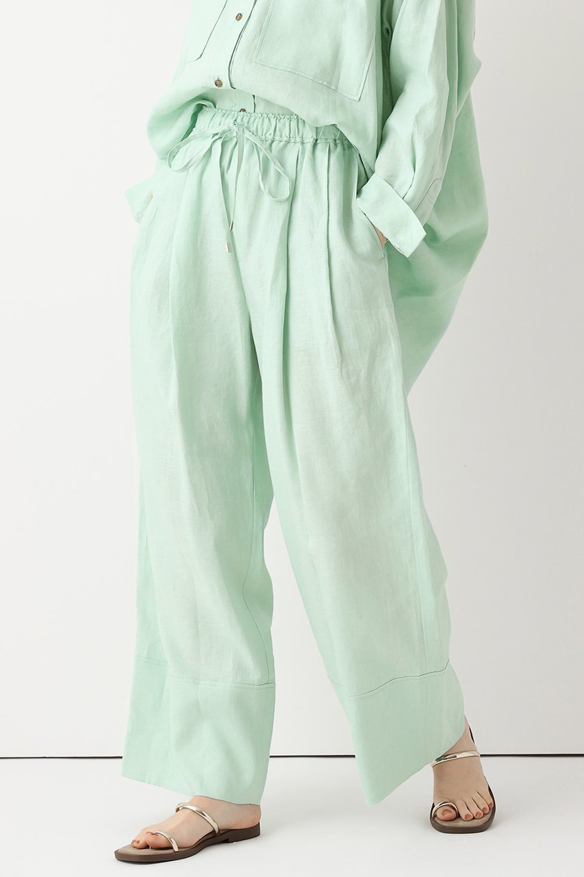 【アルアバイル/allureville】のリネンイージータックパンツ 大人の最旬トレンドファッション＆コーディネート founy(ファウニー) 　ファッション　Fashion　レディースファッション　Fashion for Women　パンツ　Pants & Trousers　セットアップ　Set-Up, Coordinated Outfit　ドローコード　Drawcord, Drawstring Cord　リネン　Linen, Linen Fabric　リラックス　Relax, Relaxed Fit　吸水　Absorbent, Quick-Dry　夏　Summer　新作・新入荷　New Arrivals / New In　other-5|ID: prp329100004971139 ipo3291000000037279343