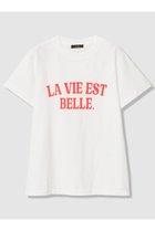【アルアバイル/allureville】のWEB 別注 ロゴプリントTシャツ オフホワイト|ID: prp329100004971155 ipo3291000000037279431