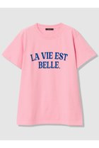 【アルアバイル/allureville】のWEB 別注 ロゴプリントTシャツ ピンク|ID: prp329100004971155 ipo3291000000037279433