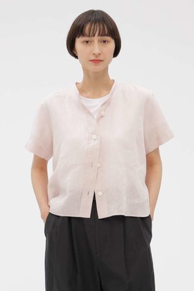 【マーガレットハウエル/MARGARET HOWELL】 LINEN VOILE SHIRT大人の最旬トレンドファッション＆コーディネート founy(ファウニー) ファッション Fashion レディースファッション Fashion for Women トップス・カットソー Cut & Sew Tops シャツ・ブラウス・オフィスカジュアル Elegant Blouses & Button-Ups なめらか Smooth, Silky Texture クロップド Cropped, Short Length ショート Short, Short Length スリーブ Sleeve, Long Sleeve / Short Sleeve バランス Balance, Style Balance ポケット Pocket, Pocket Detail モダン Modern, Contemporary リネン Linen, Linen Fabric 夏 Summer 新作・新入荷 New Arrivals / New In 春 Spring S/S・春夏 SS, Spring/Summer, Warm Season |ID:prp329100004971159