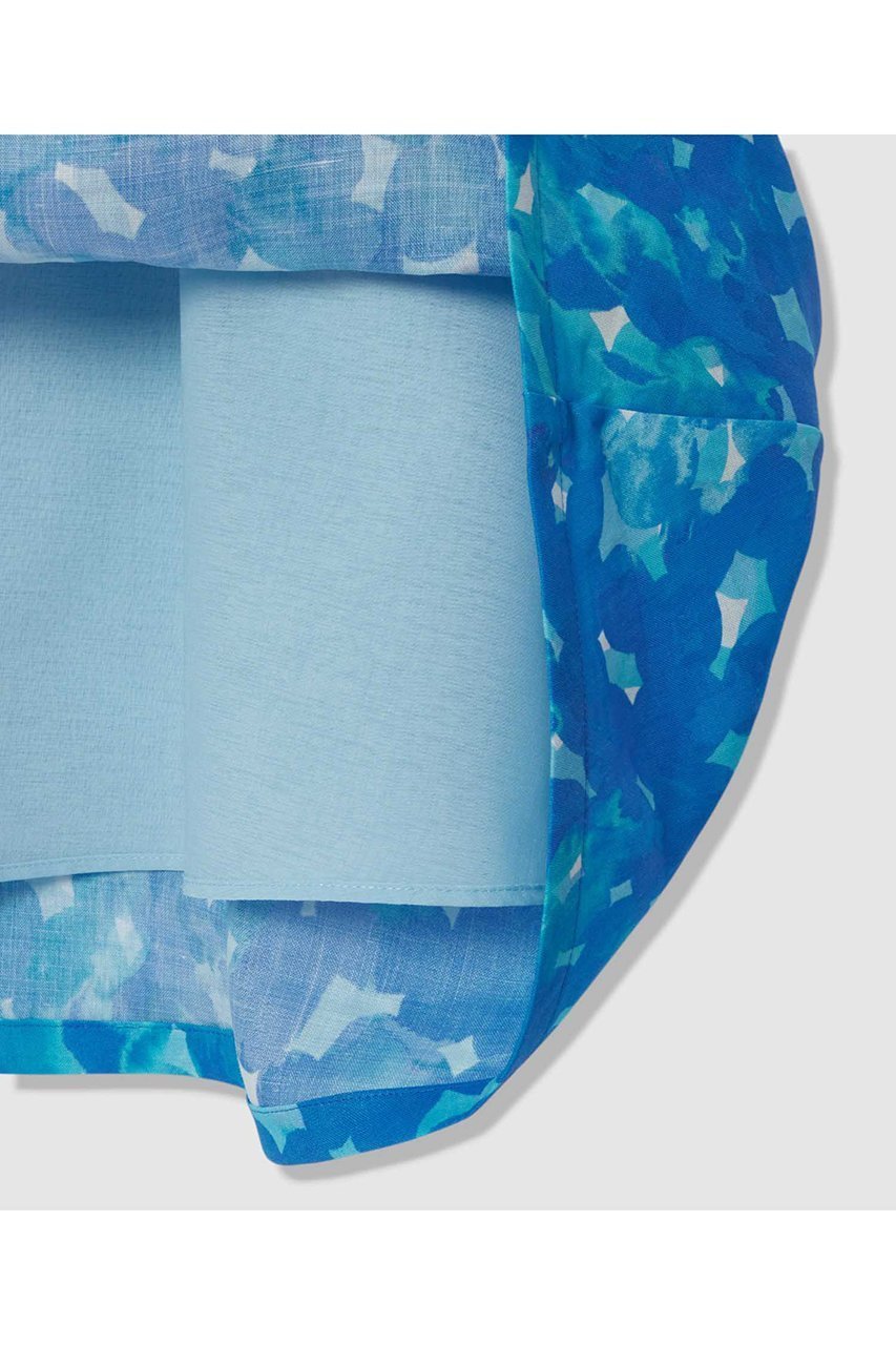 【アナイ/ANAYI】のVeil Blue プリントラップ スカート 大人の最旬トレンドファッション＆コーディネート founy(ファウニー) 　ファッション　Fashion　レディースファッション　Fashion for Women　スカート　Skirts　ロングスカート　Long Skirts / Maxi & Midi Skirts　エレガント 上品　Elegant　グログラン　Grosgrain, Grosgrain Ribbon　コレクション　Collection, Seasonal Line　サマー　Summer, Summer Style　シルバー　Silver, Metallic Silver　プリント　Print, Printed Pattern　ボトム　Bottoms, Lower Wear　モチーフ　Motif, Design Theme　ラップ　Wrap, Wrap Design　リネン　Linen, Linen Fabric　ロング　Long, Long-Length　おすすめ　Recommended / Our Picks　夏　Summer　新作・新入荷　New Arrivals / New In　other-6|ID: prp329100004971180 ipo3291000000037279605