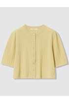 【アナイ/ANAYI】のワイドリブコンパクト カーディガン イエロー|ID: prp329100004971189 ipo3291000000037279643