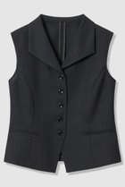 【アナイ/ANAYI】のドライスラブ衿付きジレ〈セットアップ対応商品〉 ネイビー|ID: prp329100004971205 ipo3291000000037279767