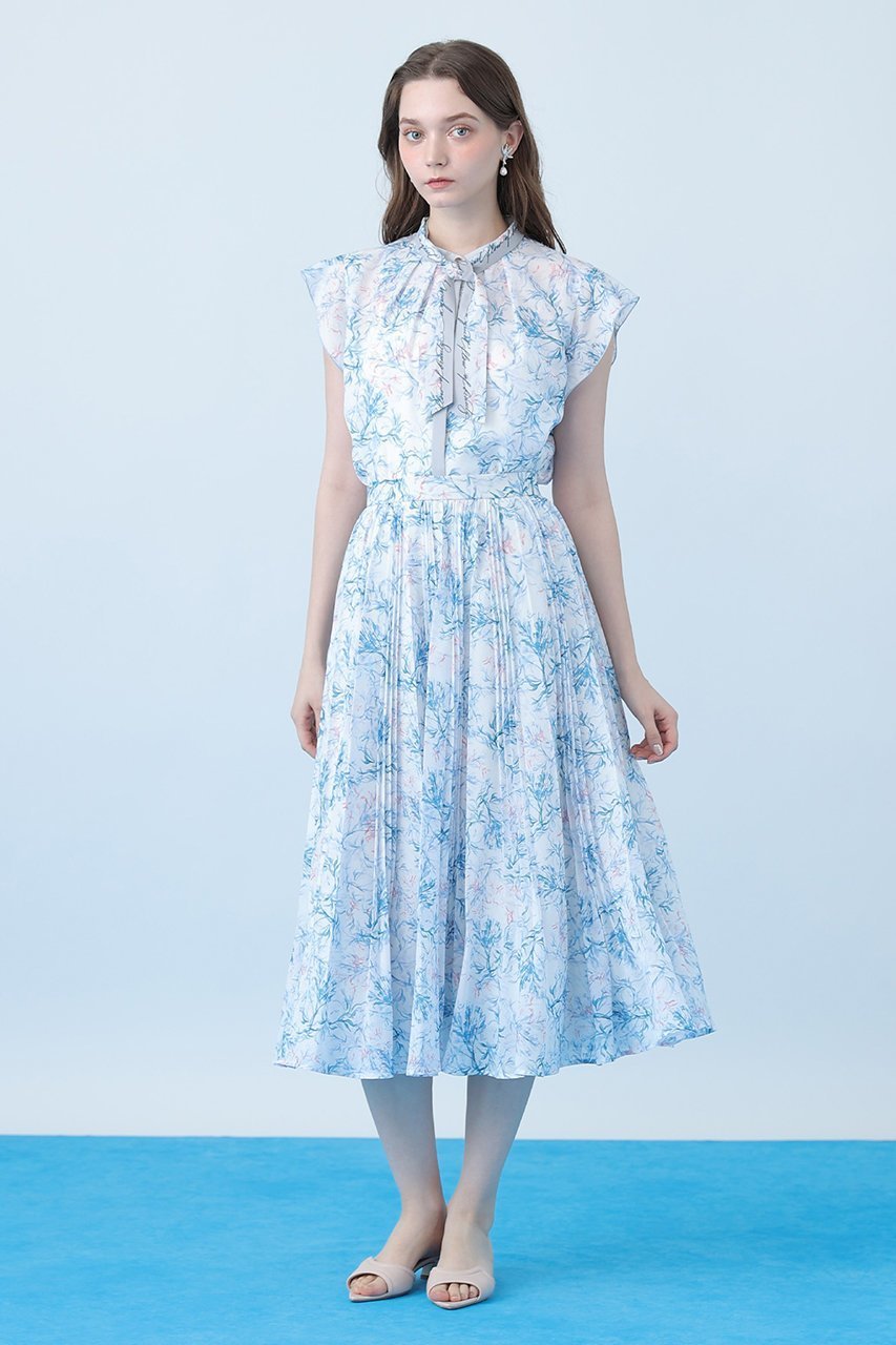 【アナイ/ANAYI】のCoral プリントローンプリーツ スカート〈セットアップ対応商品〉 大人の最旬トレンドファッション＆コーディネート founy(ファウニー) 　ファッション　Fashion　レディースファッション　Fashion for Women　セットアップ　Matching Sets　スカート・ミニ/ミディ/マキシ　Skirts / Mini, Midi & Maxi Skirts　スカート　Skirts　プリーツスカート / 上品フェミニンスタイル　Pleated Skirts　ロングスカート　Long Skirts / Maxi & Midi Skirts　エレガント 上品　Elegant　コレクション　Collection, Seasonal Line　サマー　Summer, Summer Style　セットアップ　Set-Up, Coordinated Outfit　パステル　Pastel, Soft Color　プリント　Print, Printed Pattern　プリーツ　Pleats, Pleated　ミックス　Mix, Mixed Style　ミドル　Middle Length, Mid Height　ランダム　Random, Irregular　ロング　Long, Long-Length　夏　Summer　新作・新入荷　New Arrivals / New In　other-8|ID: prp329100004971226 ipo3291000000037279919