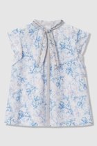 【アナイ/ANAYI】のCoral プリントローンスカーフタイ ブラウス〈セットアップ対応商品〉 ブルー|ID: prp329100004971231 ipo3291000000037279927