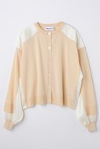 【ナゴンスタンス/nagonstans】のtwo-tone cardigan Nude|ID: prp329100004971244 ipo3291000000037279979