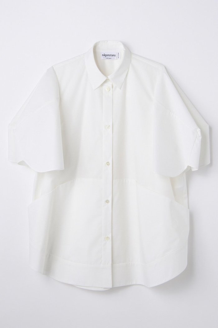 【ナゴンスタンス/nagonstans】のsleeves shirt インテリア・キッズ・メンズ・レディースファッション・服の通販 founy(ファウニー) https://founy.com/ ファッション Fashion レディースファッション Fashion for Women トップス・カットソー Cut & Sew Tops シャツ・ブラウス・オフィスカジュアル Elegant Blouses & Button-Ups ショート Short, Short Length シリコン Silicone, Silicone Material スリーブ Sleeve, Long Sleeve / Short Sleeve タイプライター Typewriter Fabric, Crisp Cotton バランス Balance, Style Balance 新作・新入荷 New Arrivals / New In |ID: prp329100004971257 ipo3291000000037280033