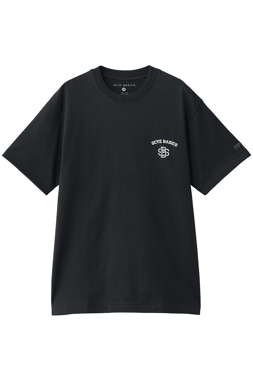 【サイ サイベーシックス/Scye SCYE BASICS】の【UNISEX】【SCYE BASICS】30/2 Cotton Jersey Varsity Logo プリント Tシャツ インテリア・キッズ・メンズ・レディースファッション・服の通販 founy(ファウニー) 　ファッション　Fashion　レディースファッション　Fashion for Women　トップス・カットソー　Cut & Sew Tops　シャツ・ブラウス・オフィスカジュアル　Elegant Blouses & Button-Ups　ロングTシャツ・Tシャツ　Longline T-Shirts & Tees　カットソー・ベーシックTシャツ　Cut-and-Sewn Tops / Stretch Tees & Basics　ユニセックス　Unisex, Genderless　なめらか　Smooth, Silky Texture　ショート　Short, Short Length　ジャケット　Jacket, Outerwear　スリーブ　Sleeve, Long Sleeve / Short Sleeve　ビジネス 仕事 通勤　Business / Work / Commuting　プリント　Print, Printed Pattern　リラックス　Relax, Relaxed Fit　新作・新入荷　New Arrivals / New In　ダークグレー|ID: prp329100004971264 ipo3291000000037280075