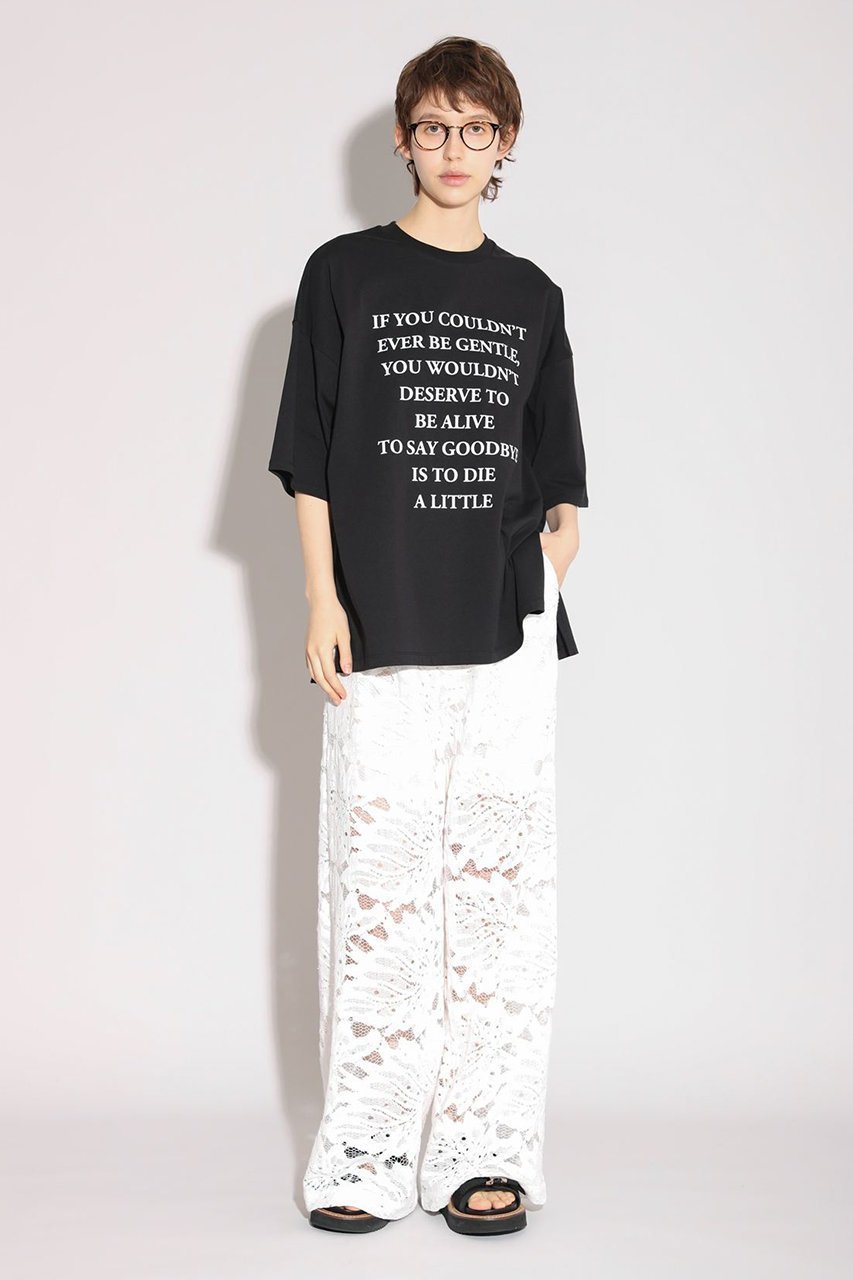 【サクラ/SACRA】のコットンプリントカットソー 大人の最旬トレンドファッション＆コーディネート founy(ファウニー) 　ファッション　Fashion　レディースファッション　Fashion for Women　トップス・カットソー　Cut & Sew Tops　シャツ・ブラウス・オフィスカジュアル　Elegant Blouses & Button-Ups　ロングTシャツ・Tシャツ　Longline T-Shirts & Tees　カットソー・ベーシックTシャツ　Cut-and-Sewn Tops / Stretch Tees & Basics　クール　Cool, Chic　サテン　Satin, Glossy Fabric　ショート　Short, Short Length　シルク　Silk, 100% Silk　スリーブ　Sleeve, Long Sleeve / Short Sleeve　センター　Center, Center Line　ボトム　Bottoms, Lower Wear　マニッシュ　Mannish, Boyish　ワイド　Wide, Wide Fit　新作・新入荷　New Arrivals / New In　other-6|ID: prp329100004971265 ipo3291000000037280104