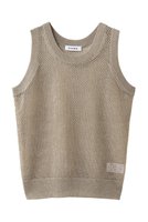 【サクラ/SACRA】のグロッシーリネンオープンワークノースリーブ 大人の最旬トレンドファッション＆コーディネート founy(ファウニー) ファッション Fashion レディースファッション Fashion for Women トップス・カットソー Cut & Sew Tops キャミソール&ノースリーブ Camisoles & Sleeveless Tops シャツ・ブラウス・オフィスカジュアル Elegant Blouses & Button-Ups シアー Sheer, See-Through シンプル Simple, Minimal ジャケット Jacket, Outerwear タンク Tank Top, Sleeveless Top ノースリーブ Sleeveless, No-Sleeve マニッシュ Mannish, Boyish メッシュ Mesh, Net Fabric リネン Linen, Linen Fabric 新作・新入荷 New Arrivals / New In |ID:prp329100004971269