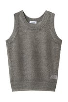 【サクラ/SACRA】のグロッシーリネンオープンワークノースリーブ グレー|ID: prp329100004971269 ipo3291000000037280115
