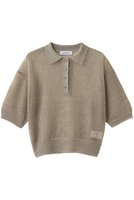 【サクラ/SACRA】のグロッシーリネンオープンワークポロトップス 大人の最旬トレンドファッション＆コーディネート founy(ファウニー) ファッション Fashion レディースファッション Fashion for Women トップス・カットソー Cut & Sew Tops シャツ・ブラウス・オフィスカジュアル Elegant Blouses & Button-Ups ショート Short, Short Length スリーブ Sleeve, Long Sleeve / Short Sleeve メッシュ Mesh, Net Fabric リネン Linen, Linen Fabric 夏 Summer 新作・新入荷 New Arrivals / New In |ID:prp329100004971274