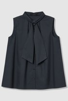 【アナイ/ANAYI】のコットンツイルパールタイシャツ ブラウス 大人の最旬トレンドファッション＆コーディネート founy(ファウニー) ファッション Fashion レディースファッション Fashion for Women トップス・カットソー Cut & Sew Tops キャミソール&ノースリーブ Camisoles & Sleeveless Tops シャツ・ブラウス・オフィスカジュアル Elegant Blouses & Button-Ups コレクション Collection, Seasonal Line サマー Summer, Summer Style シンプル Simple, Minimal ストレッチ Stretch, Stretchy Fabric ツイル Twist, Twisted Detail ノースリーブ Sleeveless, No-Sleeve パール Pearl, Pearl Accent 夏 Summer 新作・新入荷 New Arrivals / New In thumbnail ネイビー|ID: prp329100004971302 ipo3291000000037280300