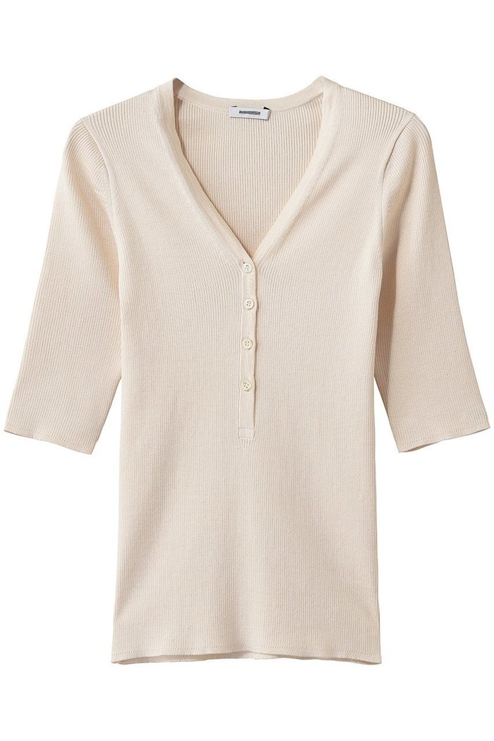 【アンビラン/unbilanc】のセリルヘンリーニット インテリア・キッズ・メンズ・レディースファッション・服の通販 founy(ファウニー) https://founy.com/ ファッション Fashion レディースファッション Fashion for Women トップス・カットソー Cut & Sew Tops ニット Knit Tops & Sweaters カジュアルプルオーバー・ニットトップス Pullovers & Knit Tops / Casual Pullovers コンパクト Compact, Small Size シルク Silk, 100% Silk スマート Smart, Elegant フレア Flare, Flared リネン Linen, Linen Fabric エレガント 上品 Elegant 新作・新入荷 New Arrivals / New In |ID: prp329100004971385 ipo3291000000037280844