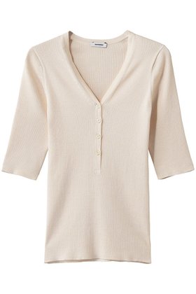 【アンビラン/unbilanc】 セリルヘンリーニット大人の最旬トレンドファッション＆コーディネート founy(ファウニー) ファッション Fashion レディースファッション Fashion for Women トップス・カットソー Cut & Sew Tops ニット Knit Tops & Sweaters カジュアルプルオーバー・ニットトップス Pullovers & Knit Tops / Casual Pullovers コンパクト Compact, Small Size シルク Silk, 100% Silk スマート Smart, Elegant フレア Flare, Flared リネン Linen, Linen Fabric エレガント 上品 Elegant 新作・新入荷 New Arrivals / New In |ID:prp329100004971385