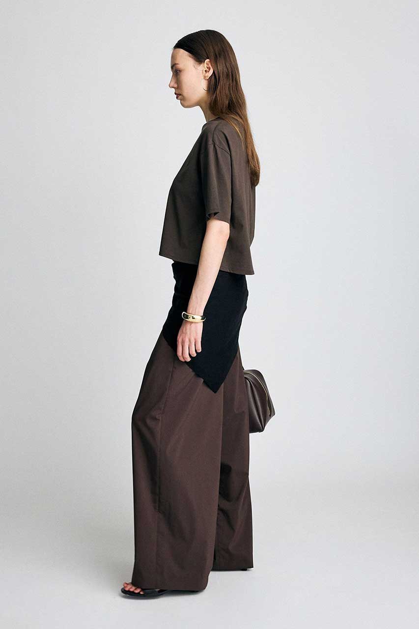 【ブリル/BRILL】のクロップTシャツ 大人の最旬トレンドファッション＆コーディネート founy(ファウニー) 　ファッション　Fashion　レディースファッション　Fashion for Women　トップス・カットソー　Cut & Sew Tops　シャツ・ブラウス・オフィスカジュアル　Elegant Blouses & Button-Ups　ロングTシャツ・Tシャツ　Longline T-Shirts & Tees　カットソー・ベーシックTシャツ　Cut-and-Sewn Tops / Stretch Tees & Basics　ショート　Short, Short Length　スリーブ　Sleeve, Long Sleeve / Short Sleeve　バランス　Balance, Style Balance　新作・新入荷　New Arrivals / New In　other-7|ID: prp329100004971397 ipo3291000000037280952