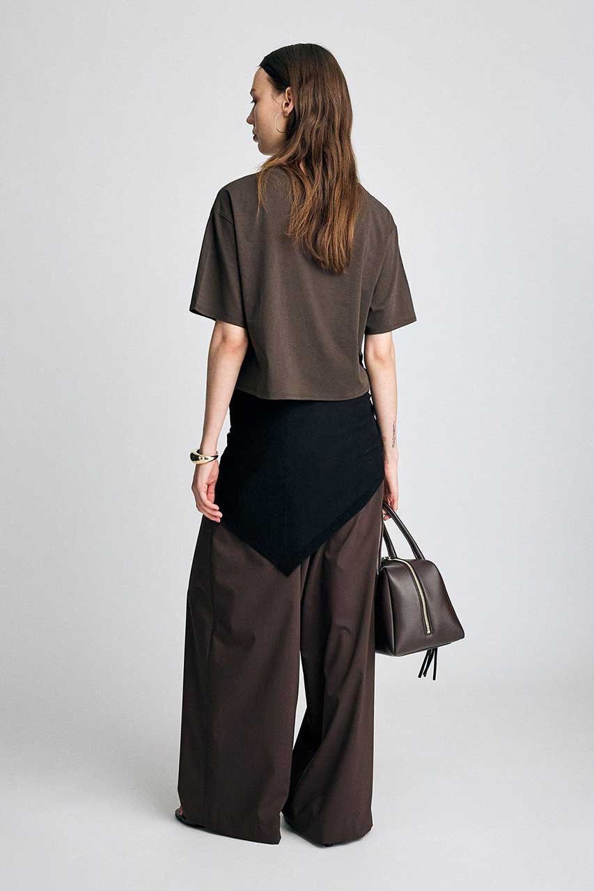 【ブリル/BRILL】のクロップTシャツ 大人の最旬トレンドファッション＆コーディネート founy(ファウニー) 　ファッション　Fashion　レディースファッション　Fashion for Women　トップス・カットソー　Cut & Sew Tops　シャツ・ブラウス・オフィスカジュアル　Elegant Blouses & Button-Ups　ロングTシャツ・Tシャツ　Longline T-Shirts & Tees　カットソー・ベーシックTシャツ　Cut-and-Sewn Tops / Stretch Tees & Basics　ショート　Short, Short Length　スリーブ　Sleeve, Long Sleeve / Short Sleeve　バランス　Balance, Style Balance　新作・新入荷　New Arrivals / New In　other-8|ID: prp329100004971397 ipo3291000000037280957