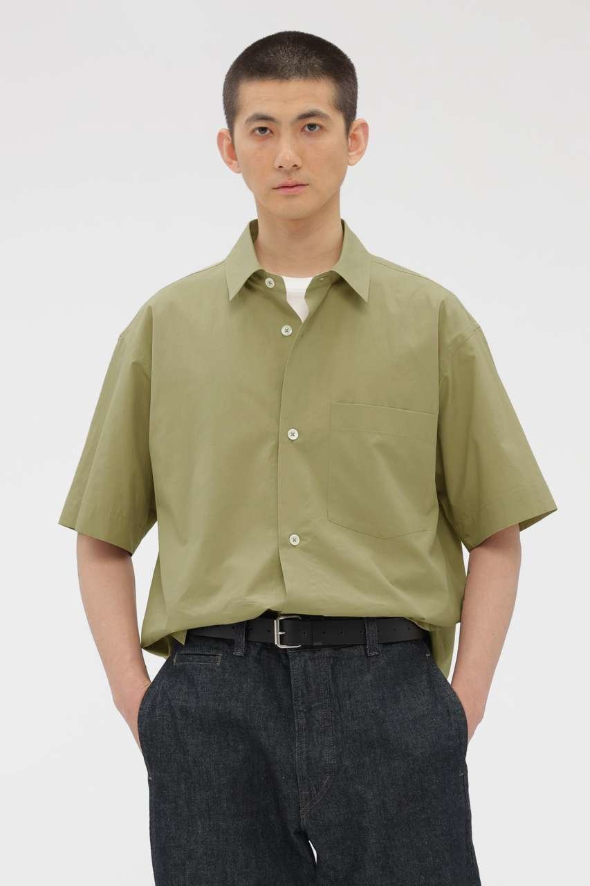 【その他のブランド/Other】のEGYPTIAN COTTON PLAINWEAVE SHIRT 大人の最旬トレンドファッション＆コーディネート founy(ファウニー) 　ファッション　Fashion　メンズファッション　Fashion for Men　なめらか　Smooth, Silky Texture　ショート　Short, Short Length　スリーブ　Sleeve, Long Sleeve / Short Sleeve　バランス　Balance, Style Balance　リラックス　Relax, Relaxed Fit　半袖　Short Sleeve, Half Sleeve　新作・新入荷　New Arrivals / New In　 other-1|ID: prp329100004971486 ipo3291000000037281368