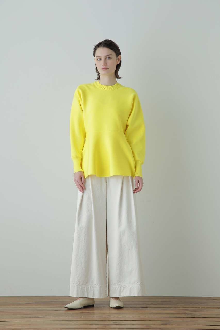 【ヒューエルミュージアム/hueLe Museum】の【STUMBLY】Tuck Sleeve Peplum Pullover 大人の最旬トレンドファッション＆コーディネート founy(ファウニー) 　ファッション　Fashion　レディースファッション　Fashion for Women　トップス・カットソー　Cut & Sew Tops　ニット　Knit Tops & Sweaters　カジュアルプルオーバー・ニットトップス　Pullovers & Knit Tops / Casual Pullovers　スペシャル　Special, Limited Edition　フォルム　Silhouette, Form　ペプラム　Peplum, Flared Hem　定番　Standard, Basic Item　other-3|ID: prp329100004971502 ipo3291000000037281454