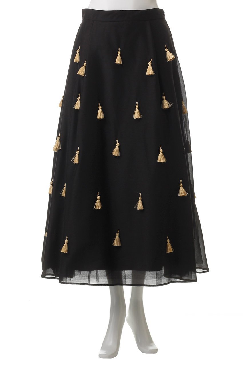 【ヒューエルミュージアム/hueLe Museum】の【STUMBLY】Sheer Organdy Tassel Skirt 大人の最旬トレンドファッション＆コーディネート founy(ファウニー) 　ファッション　Fashion　レディースファッション　Fashion for Women　スカート　Skirts　ロングスカート　Long Skirts / Maxi & Midi Skirts　オーガンジー　Organza Fabric　クラシカル　Classical, Vintage-Inspired　シアー　Sheer, See-Through　シンプル　Simple, Minimal　タッセル　Tassel, Fringe　ロング　Long, Long-Length　other-2|ID: prp329100004971505 ipo3291000000037281467
