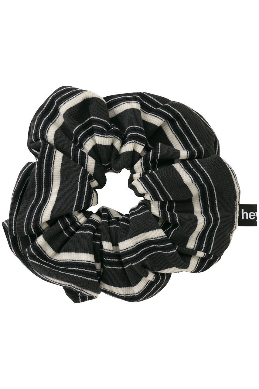 【ヘイップ/heyep】のMulti-Stripe Knit Scrunchie インテリア・キッズ・メンズ・レディースファッション・服の通販 founy(ファウニー) 　ファッション　Fashion　レディースファッション　Fashion for Women　トップス・カットソー　Cut & Sew Tops　ニット　Knit Tops & Sweaters　シュシュ&ヘアアクセ/ヘアアレンジ　Scrunchies & Hair Accessories　アクセサリー　Fashion Accessories　ストライプ　Stripe, Striped Pattern　バングル　Bangle, Bracelet　ヘアアクセ　Hair Accessory, Hair Clip　新作・新入荷　New Arrivals / New In　グレー|ID: prp329100004975516 ipo3291000000037298204