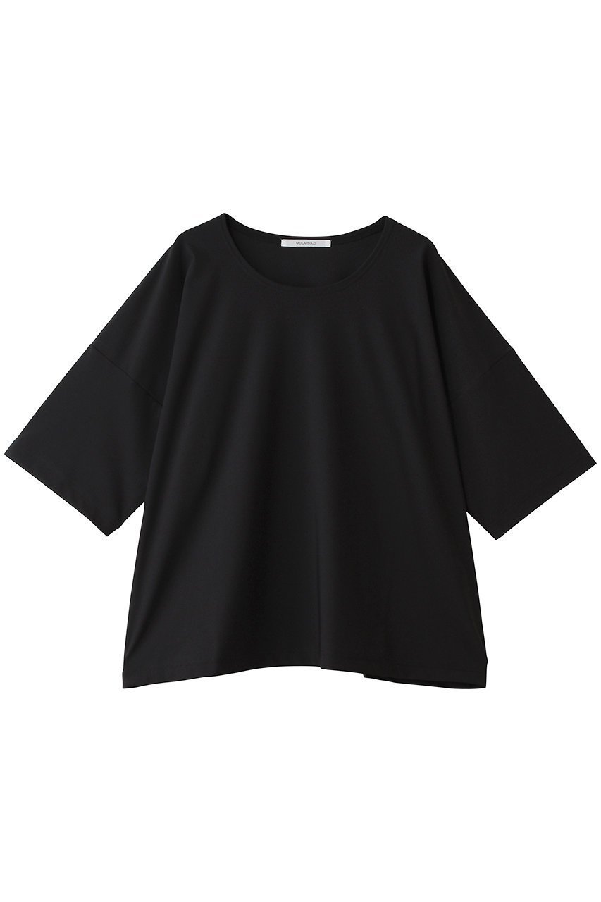 【ミディウミソリッド/MIDIUMISOLID】のessential wide T Tシャツ インテリア・キッズ・メンズ・レディースファッション・服の通販 founy(ファウニー) 　ファッション　Fashion　レディースファッション　Fashion for Women　トップス・カットソー　Cut & Sew Tops　シャツ・ブラウス・オフィスカジュアル　Elegant Blouses & Button-Ups　ロングTシャツ・Tシャツ　Longline T-Shirts & Tees　カットソー・ベーシックTシャツ　Cut-and-Sewn Tops / Stretch Tees & Basics　おすすめ　Recommended / Our Picks　ショート　Short, Short Length　スリーブ　Sleeve, Long Sleeve / Short Sleeve　セットアップ　Set-Up, Coordinated Outfit　ドレープ　Drape, Draping Fabric　ベーシック　Basic, Essential　ワイド　Wide, Wide Fit　新作・新入荷　New Arrivals / New In　black|ID: prp329100004975523 ipo3291000000037298252