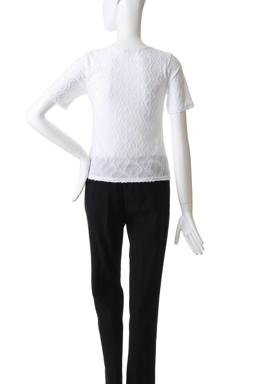 【ミディウミソリッド/MIDIUMISOLID】のjacquard c/neck sheer inner インナー 大人の最旬トレンドファッション＆コーディネート founy(ファウニー) 　ファッション　Fashion　レディースファッション　Fashion for Women　トップス・カットソー　Cut & Sew Tops　シャツ・ブラウス・オフィスカジュアル　Elegant Blouses & Button-Ups　ロングTシャツ・Tシャツ　Longline T-Shirts & Tees　カットソー・ベーシックTシャツ　Cut-and-Sewn Tops / Stretch Tees & Basics　インナー　Innerwear　ウェーブ　Wavy Pattern　キャミ　Camisole, Cami Top　コンパクト　Compact, Small Size　ショート　Short, Short Length　ジャカード／ジャガード　Jacquard, Woven Pattern　ジャケット　Jacket, Outerwear　スリーブ　Sleeve, Long Sleeve / Short Sleeve　夏　Summer　新作・新入荷　New Arrivals / New In　春　Spring　秋　Autumn　other-4|ID: prp329100004975524 ipo3291000000037298263