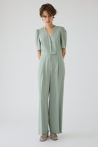 【リムアーク/RIM.ARK】のPuff sleeve solid jumpsuit/ジャンプスーツ ライトグリーン|ID: prp329100004981425 ipo3291000000037344657