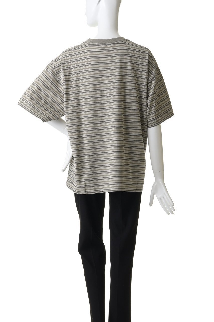 【アナザーオフィス/ANOTHER OFFICE】の【UNISEX】Zephyr Stripe Short Sleeve TEE 大人の最旬トレンドファッション＆コーディネート founy(ファウニー) 　ファッション　Fashion　レディースファッション　Fashion for Women　トップス・カットソー　Cut & Sew Tops　シャツ・ブラウス・オフィスカジュアル　Elegant Blouses & Button-Ups　ロングTシャツ・Tシャツ　Longline T-Shirts & Tees　カットソー・ベーシックTシャツ　Cut-and-Sewn Tops / Stretch Tees & Basics　ユニセックス　Unisex, Genderless　ショート　Short, Short Length　ストライプ　Stripe, Striped Pattern　スラックス　Slacks, Dress Pants　スリーブ　Sleeve, Long Sleeve / Short Sleeve　デニム　Denim, Jeans Material　フィット　Fit, Slim Fit　モダン　Modern, Contemporary　リラックス　Relax, Relaxed Fit　新作・新入荷　New Arrivals / New In　other-4|ID: prp329100004981428 ipo3291000000037322338