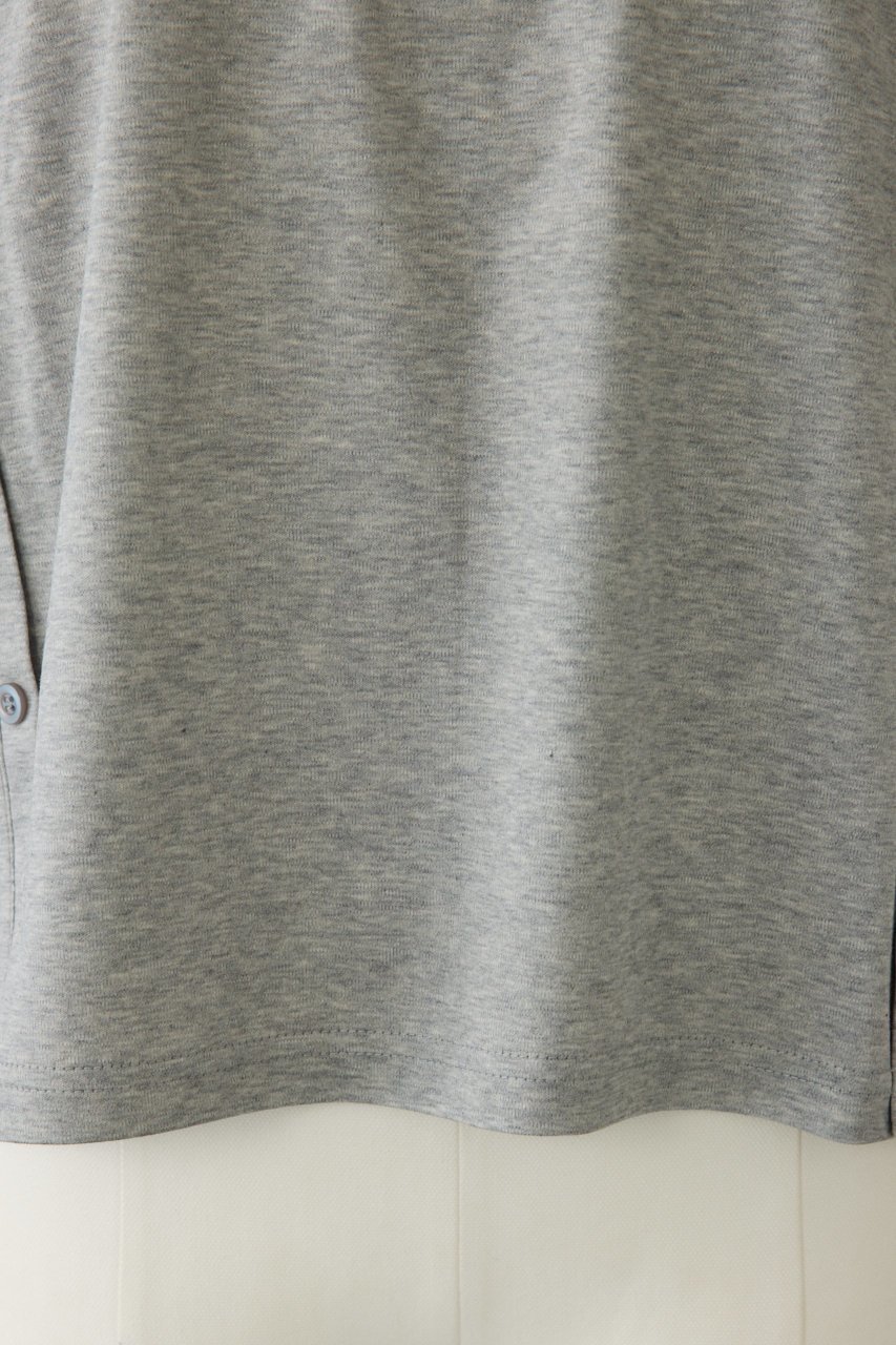 【リムアーク/RIM.ARK】の【5/6 10:00販売開始】Refined 2way cut tops/プルオーバー 大人の最旬トレンドファッション＆コーディネート founy(ファウニー) 　ファッション　Fashion　レディースファッション　Fashion for Women　トップス・カットソー　Cut & Sew Tops　シャツ・ブラウス・オフィスカジュアル　Elegant Blouses & Button-Ups　カジュアルプルオーバー・ニットトップス　Pullovers & Knit Tops / Casual Pullovers　ショート　Short, Short Length　シルク　Silk, 100% Silk　スリーブ　Sleeve, Long Sleeve / Short Sleeve　スーピマ　Supima, Premium Cotton　デニム　Denim, Jeans Material　フロント　Front, Front Design　リラックス　Relax, Relaxed Fit　ルーズ　Loose, Oversized　other-3|ID: prp329100004981435 ipo3291000000037322412