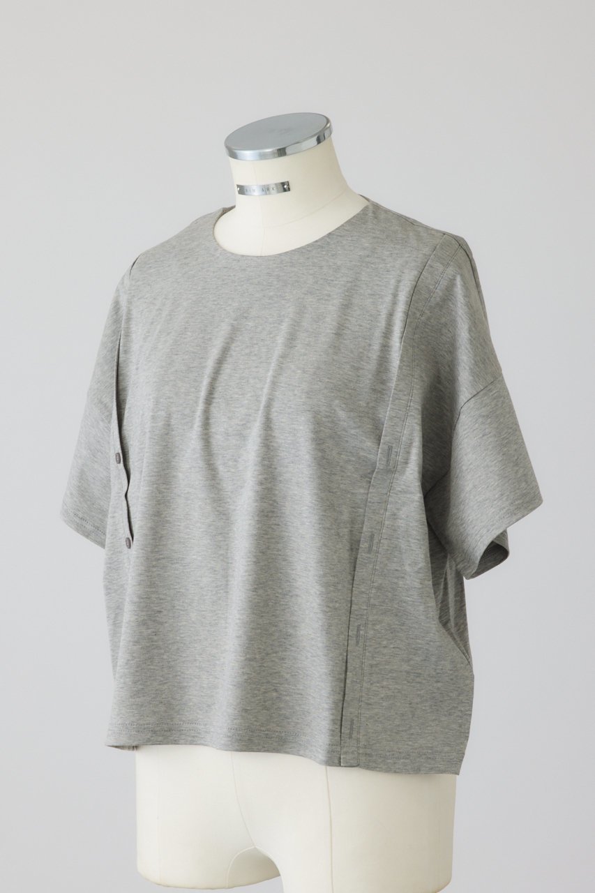 【リムアーク/RIM.ARK】の【5/6 10:00販売開始】Refined 2way cut tops/プルオーバー 大人の最旬トレンドファッション＆コーディネート founy(ファウニー) 　ファッション　Fashion　レディースファッション　Fashion for Women　トップス・カットソー　Cut & Sew Tops　シャツ・ブラウス・オフィスカジュアル　Elegant Blouses & Button-Ups　カジュアルプルオーバー・ニットトップス　Pullovers & Knit Tops / Casual Pullovers　ショート　Short, Short Length　シルク　Silk, 100% Silk　スリーブ　Sleeve, Long Sleeve / Short Sleeve　スーピマ　Supima, Premium Cotton　デニム　Denim, Jeans Material　フロント　Front, Front Design　リラックス　Relax, Relaxed Fit　ルーズ　Loose, Oversized　other-5|ID: prp329100004981435 ipo3291000000037322415