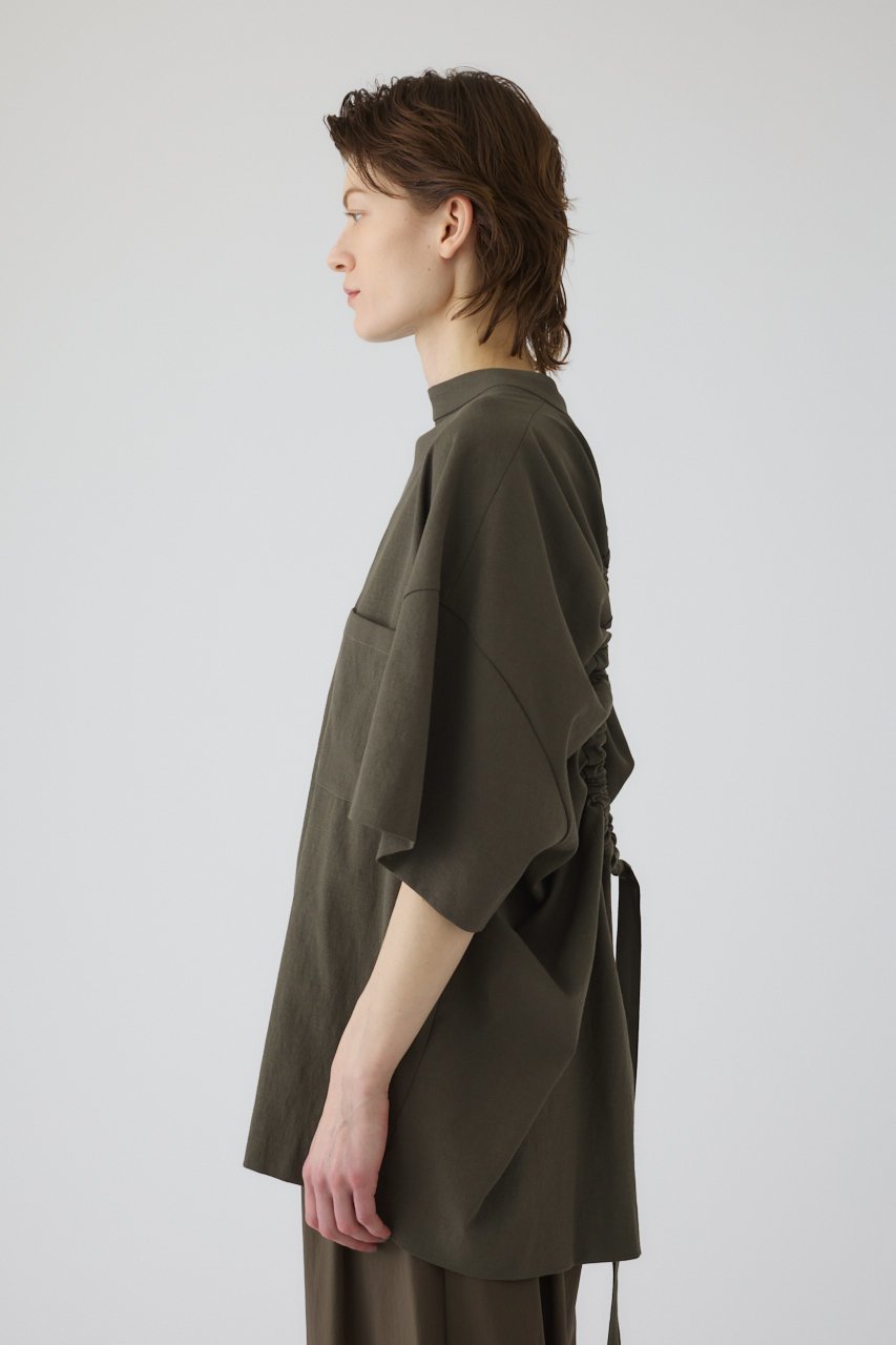 【リムアーク/RIM.ARK】の【5/6 10:00販売開始】Back conscious vacation tops/プルオーバー 大人の最旬トレンドファッション＆コーディネート founy(ファウニー) 　ファッション　Fashion　レディースファッション　Fashion for Women　トップス・カットソー　Cut & Sew Tops　シャツ・ブラウス・オフィスカジュアル　Elegant Blouses & Button-Ups　カジュアルプルオーバー・ニットトップス　Pullovers & Knit Tops / Casual Pullovers　インナー　Innerwear　オックス　Oxford Fabric　キャミソール　Camisole, Spaghetti Strap Top　ショート　Short, Short Length　スリーブ　Sleeve, Long Sleeve / Short Sleeve　タンブラー　Tumbler, Travel Mug　フロント　Front, Front Design　マキシ　Maxi, Full Length　ラップ　Wrap, Wrap Design　リゾート　Resort, Vacation Style　ワイド　Wide, Wide Fit　おすすめ　Recommended / Our Picks　夏　Summer　エレガント 上品　Elegant　other-5|ID: prp329100004981437 ipo3291000000037322428