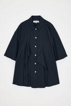 【エンフォルド/ENFOLD】の【5/13 12:00販売開始】TUCK COLLAGE SHIRT 大人の最旬トレンドファッション＆コーディネート founy(ファウニー) ファッション Fashion レディースファッション Fashion for Women トップス・カットソー Cut & Sew Tops シャツ・ブラウス・オフィスカジュアル Elegant Blouses & Button-Ups なめらか Smooth, Silky Texture ショート Short, Short Length スリーブ Sleeve, Long Sleeve / Short Sleeve ワイド Wide, Wide Fit 新作・新入荷 New Arrivals / New In thumbnail ダークネイビー|ID: prp329100004982803 ipo3291000000037328384